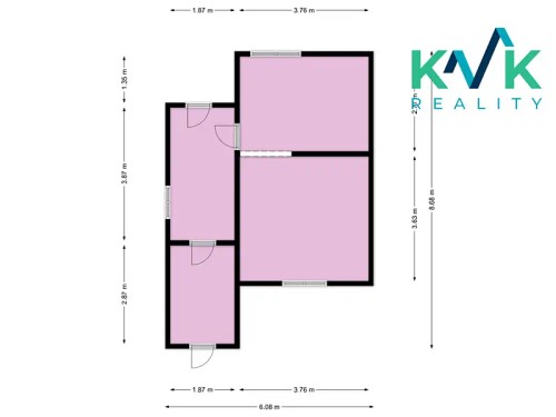 Prodej chaty 43 m², pozemek 277 m²