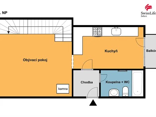 Prodej bytu 3+1 89 m²