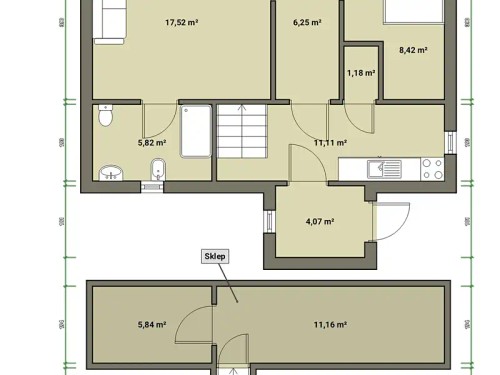Prodej domu 60 m², pozemek 463 m²