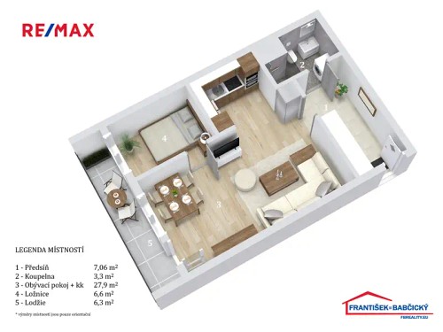 Prodej bytu 2+kk 45 m²