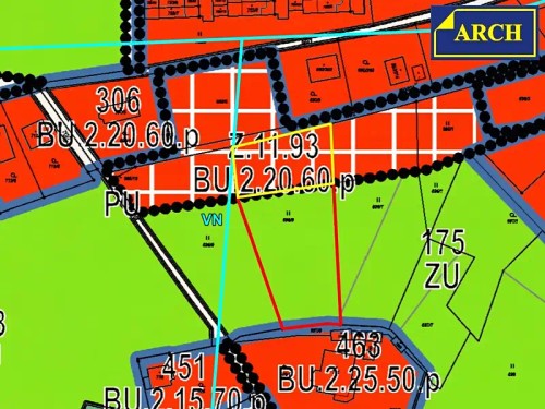 Prodej stavebního pozemku 1217 m²