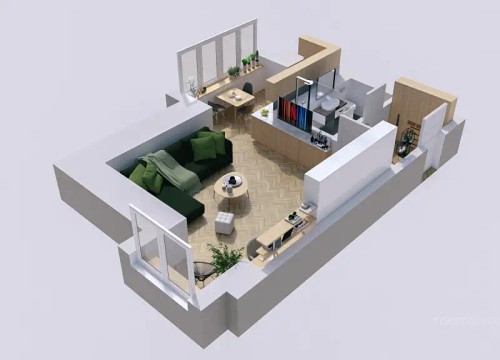 Prodej bytu 2+kk 44 m²