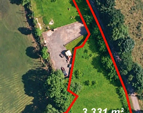Prodej stavebního pozemku 3331 m²