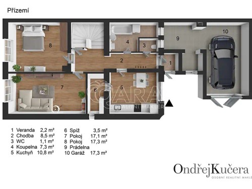 Prodej domu 120 m², pozemek 374 m²
