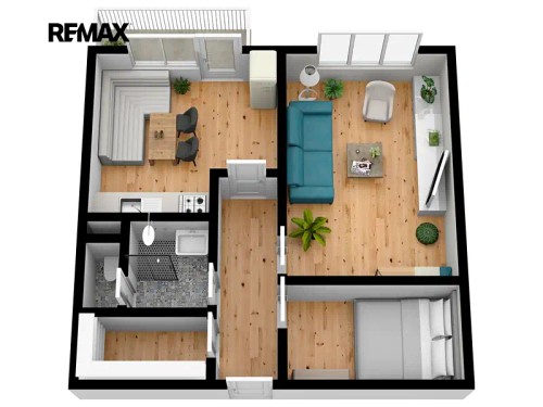 Prodaný byt 2+1 46 m²