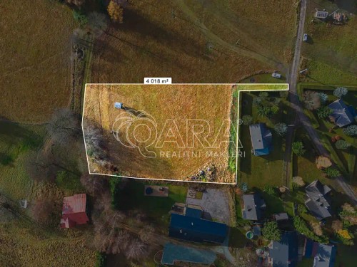 Prodej stavebního pozemku 4018 m²