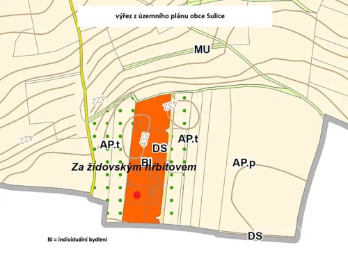 Prodej stavebního pozemku 1188 m²