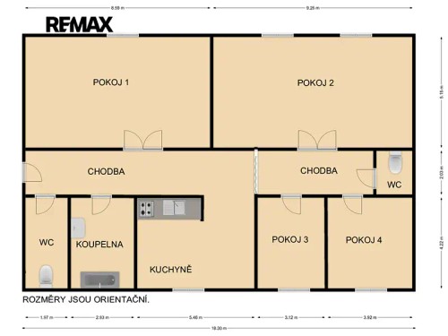 Prodej bytu 4+1 87 m²