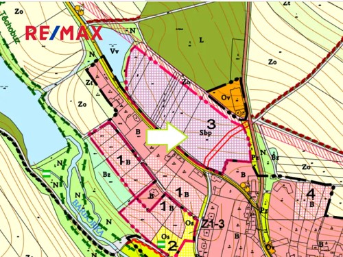 Prodej stavebního pozemku 1416 m²