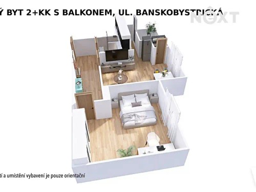 Prodej bytu 2+kk 61 m²