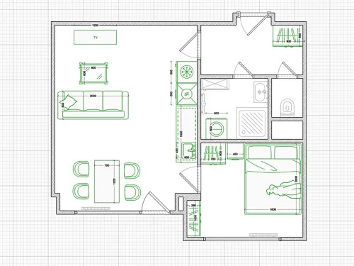 Prodaný byt 2+kk 41 m²