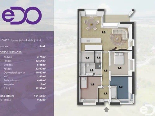Prodej domu 102 m², pozemek 604 m²
