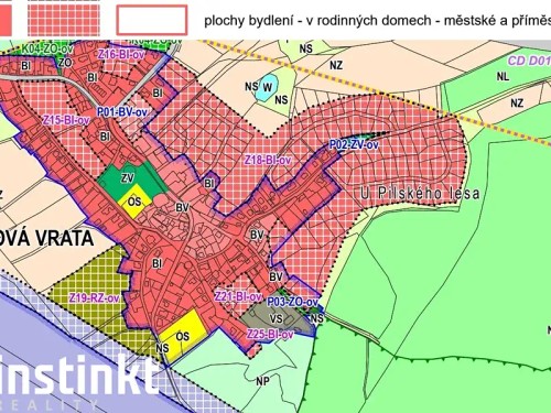 Prodej stavebního pozemku 1283 m²