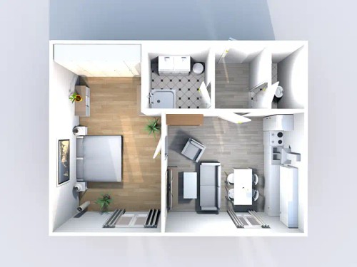 Prodaný byt 2+kk 48 m²