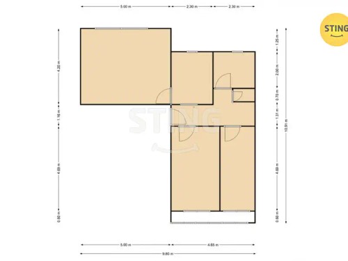 Prodej bytu 3+1 81 m²