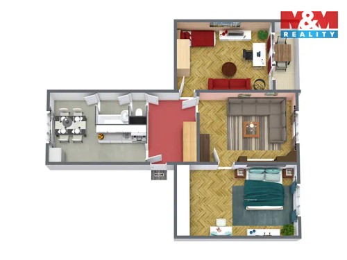 Prodaný byt 3+1 83 m²