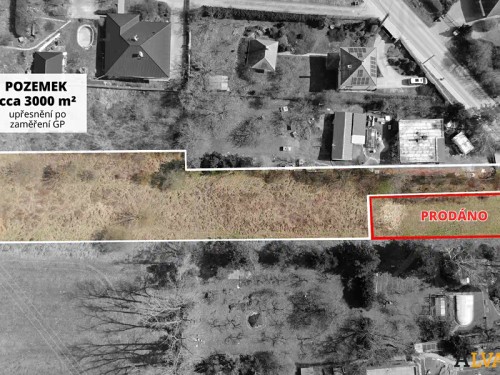 Prodej stavebního pozemku 3000 m²