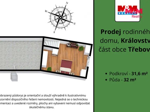 Prodej domu 51 m², pozemek 525 m²