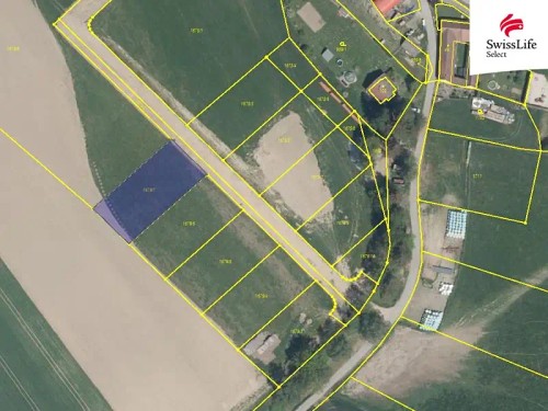 Prodej stavebního pozemku 1196 m²