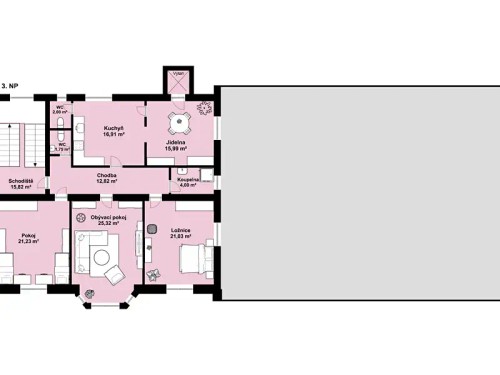 Prodej domu 932 m², pozemek 1353 m²