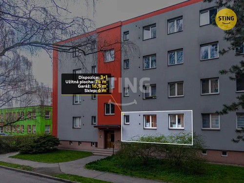 Prodej bytu 3+1 73 m²