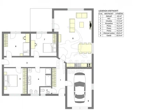 Prodej domu 180 m², pozemek 1632 m²