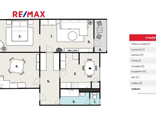 Prodej bytu 3+1 83 m²