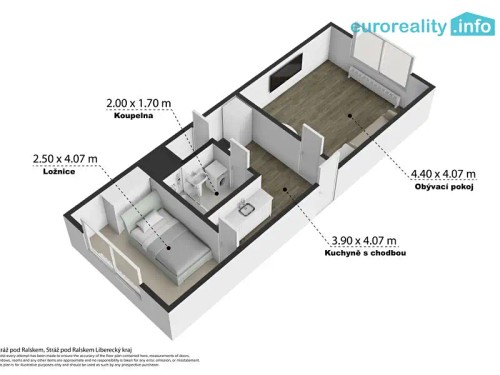 Prodej bytu 2+1 42 m²