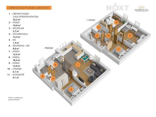Prodej chaty 137 m², pozemek 1495 m²