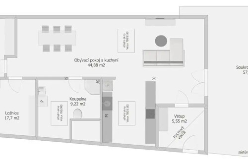 Prodej bytu 3+kk 148 m²