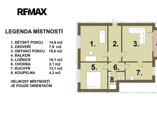 Prodaný byt 3+1 75 m²