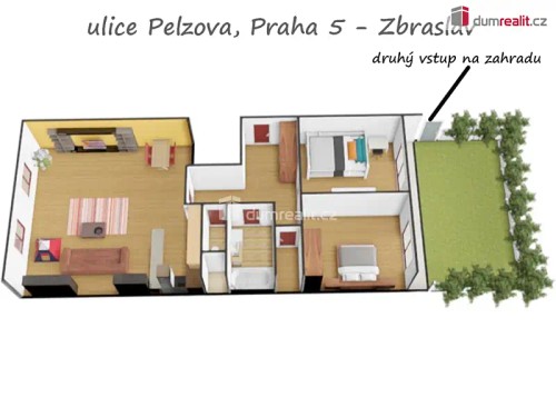 Prodaný byt 3+kk 82 m²