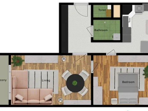Prodaný byt 2+1 54 m²