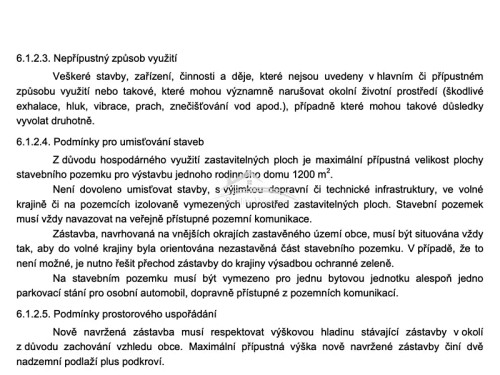 Prodej stavebního pozemku 1098 m²
