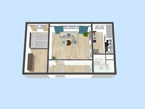 Prodaný  byt 2+1 43 m²