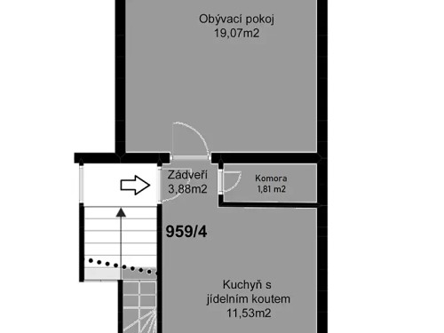 Prodaný byt 3+1 77 m²
