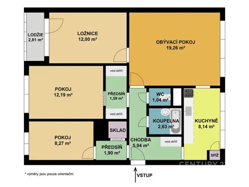 Prodej bytu 4+1 79 m²