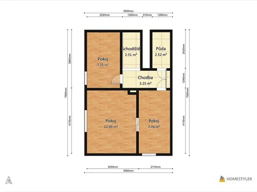 Prodej domu 75 m², pozemek 576 m²