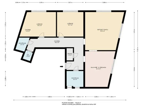 Prodej bytu 3+1 127 m²
