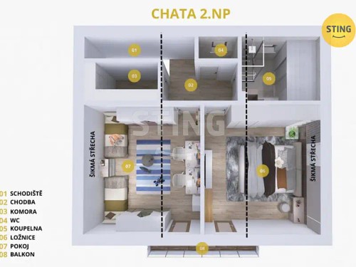 Prodej domu 72 m², pozemek 1151 m²