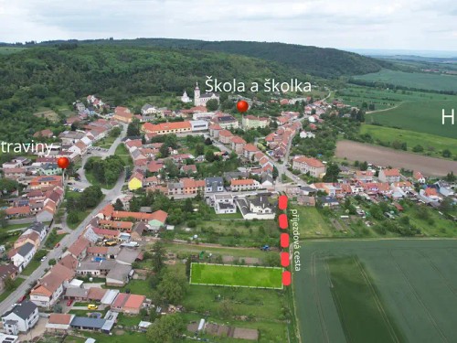 Prodej stavebního pozemku 1030 m²