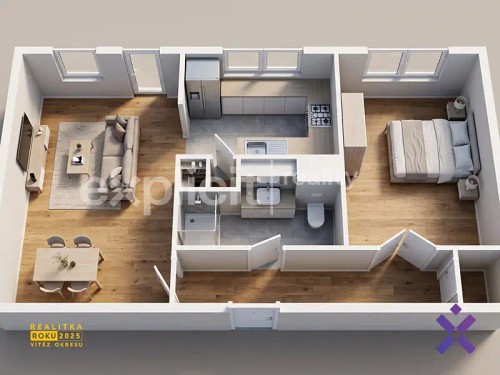 Prodej bytu 2+1 49 m²
