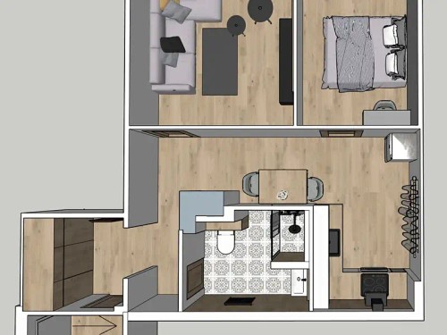 Prodej bytu 2+1 47 m²