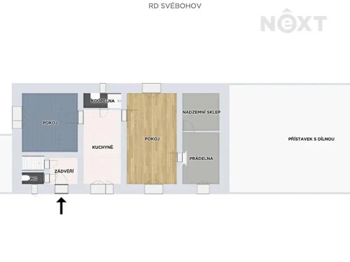 Prodej domu 69 m², pozemek 630 m²