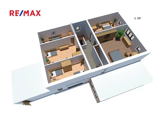 Prodej chaty 370 m², pozemek 2417 m²