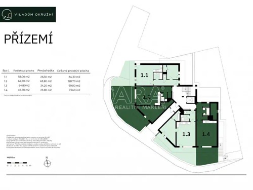 Prodej bytu 2+kk 58 m²