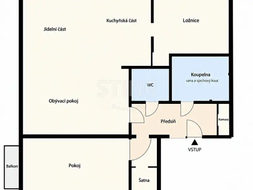 Prodej bytu 3+kk 78 m²