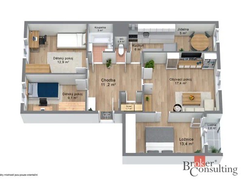 Prodej bytu 4+1 81 m²