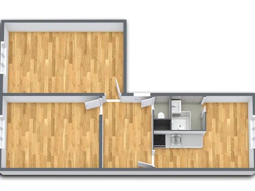 Prodaný  byt 2+1 62 m²