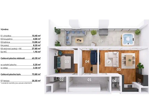 Prodej bytu 3+kk 109 m²